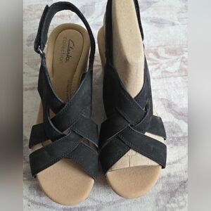 Clarks Women's Black Sandals